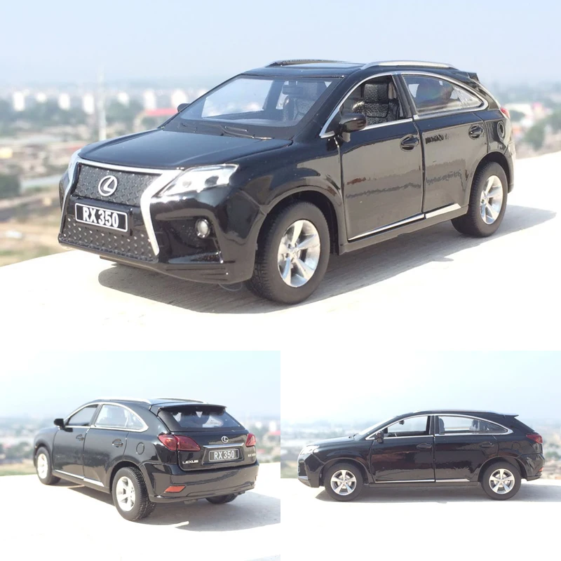 

1:32 Scale LEXUS RX350 Alloy Diecast Metal Car Model Collection With Pull Back Sound Light Kids Toys Car Free Shipping
