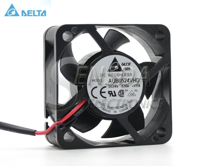 Вентилятор охлаждения преобразователя частоты для delta AUB0524VHD 5 см 5020 DC 24v 0.15A|cooling