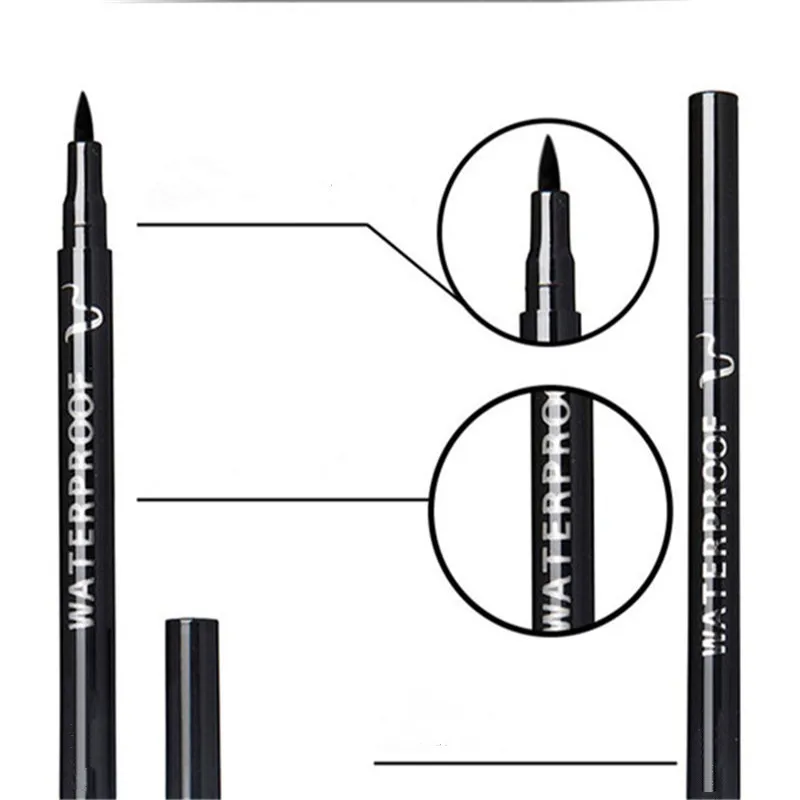 1 шт. черный Подводка для глаз Водонепроницаемый Liquid Eye Pencil Ручка Визаж Красота comestic
