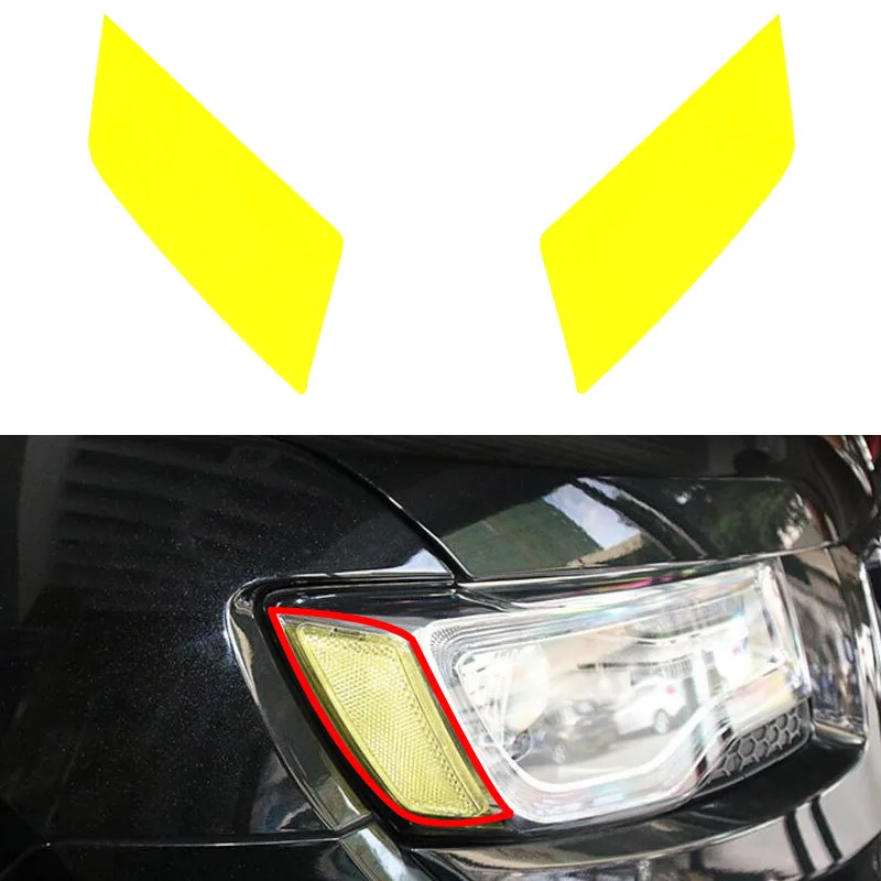 Car Light Lamp Sticker Headlamp Side Sticker Cover Trim Light Lamp Protector For Jeep Grand