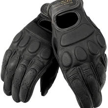 Nuevo Producto, guante retro urbano de cuero Vintage, guantes de moto, Blackjack, pantalla táctil