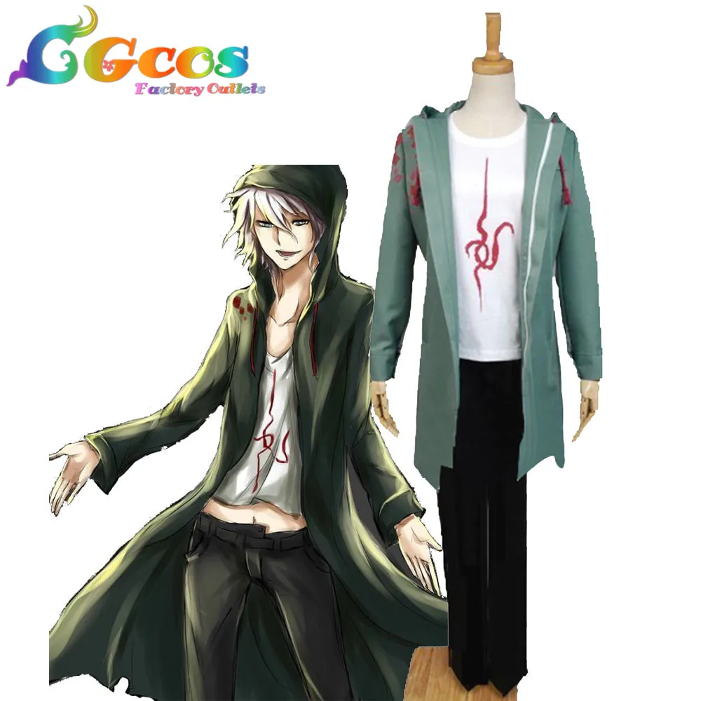 Бесплатная доставка Косплэй костюм Danganronpa супер DanganRonpa Nagito Komaeda новый в наличии