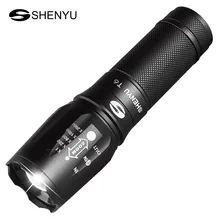 Высокое качество CREE T6 3 режима Масштабируемые Водонепроницаемый светодиодный фонарик сильный люмен lanterna Torch light