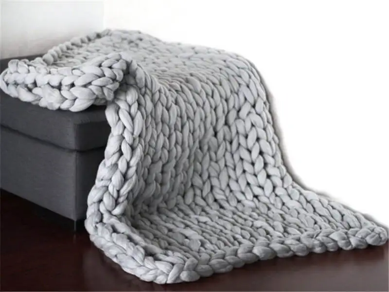 Модное трикотажное одеяло для дивана, автомобиля, отдыха, одеяло для взрослых и женщин, домашнее украшение, теплое плотное постельное белье, мягкое одеяло s - Цвет: No-3