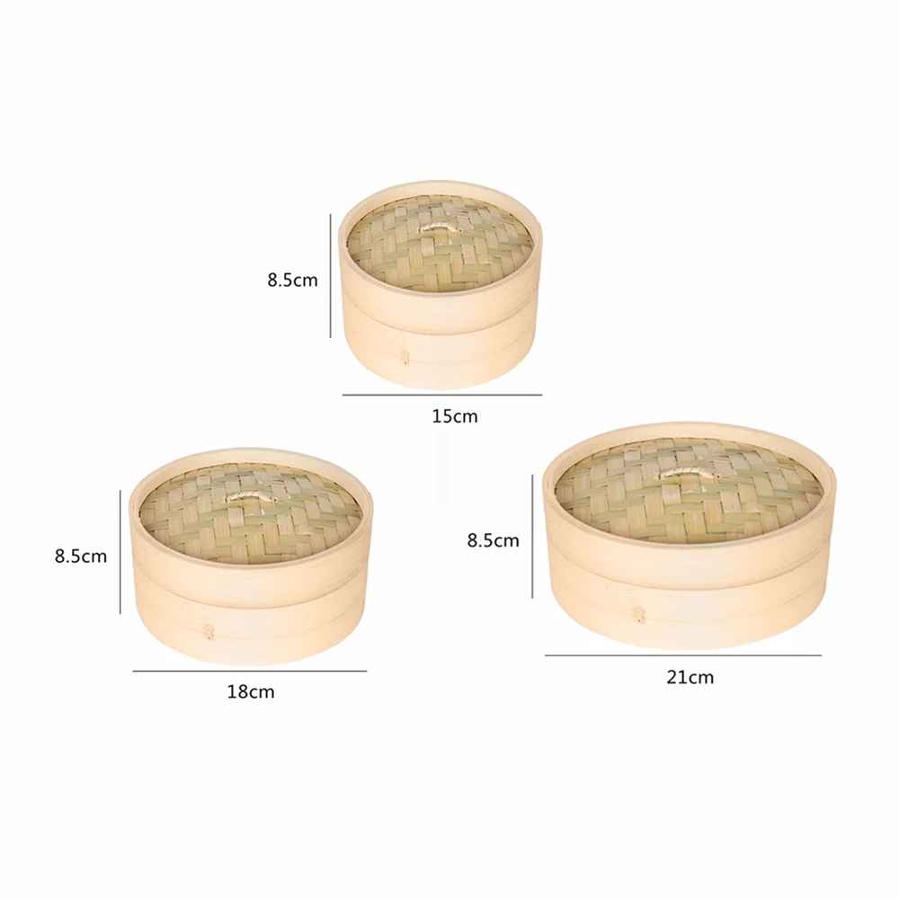 Одна клетка и одна крышка готовка бамбуковый Пароварка рыба рис овощные закуски корзина Набор Кухонные инструменты для приготовления пищи