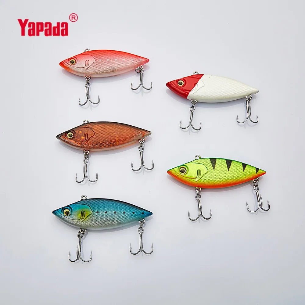 

YAPADA VIB 817 Mars 12g 74X23X10mm Multicolor 3M Dive Treble Hook Artificial Bait Plastic Hard Fishing Lures Fishing Bait