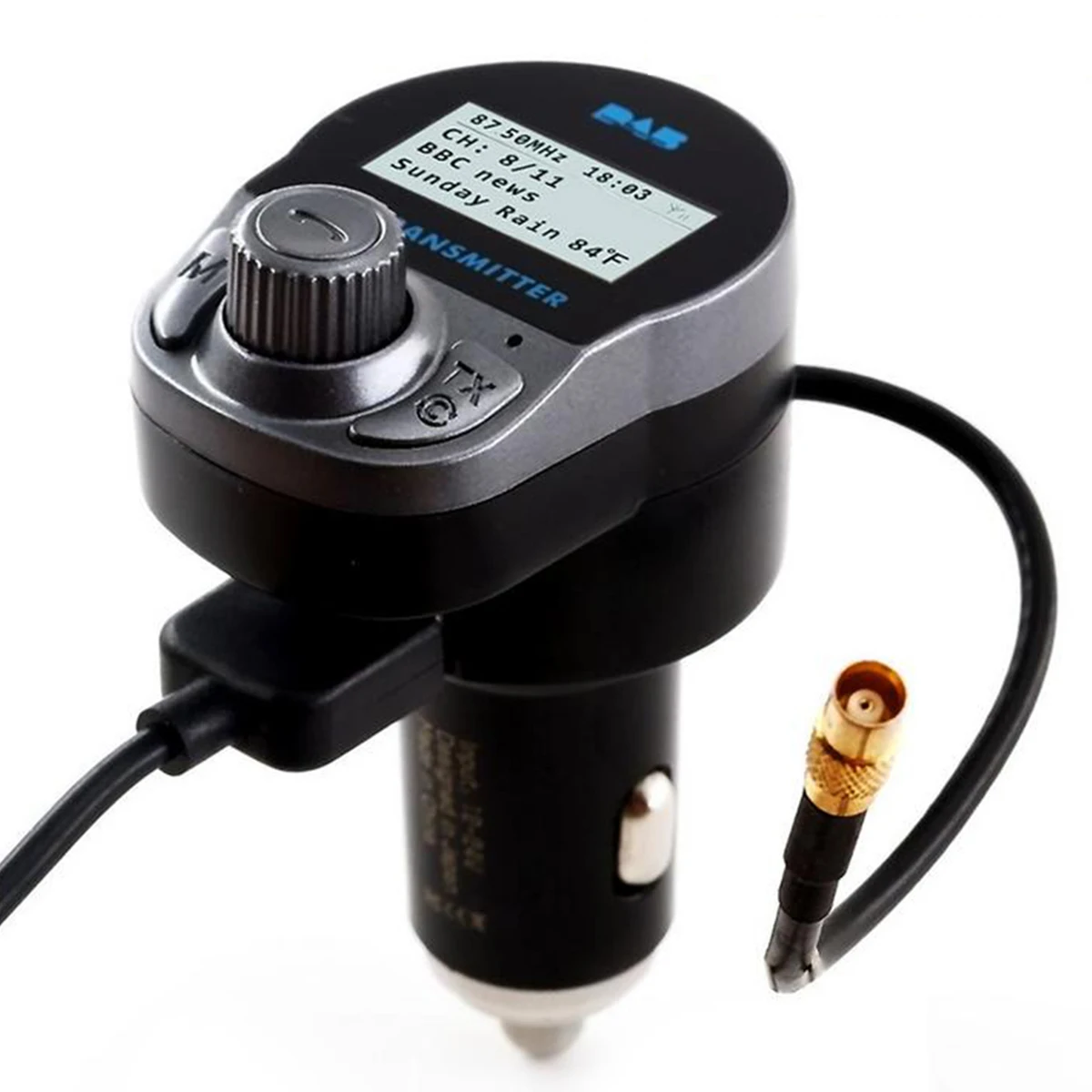 Автомобильный DAB цифровой радио приемник тюнер Bluetooth MP3 плеер USB адаптер fm-передатчик с TF слот для карты