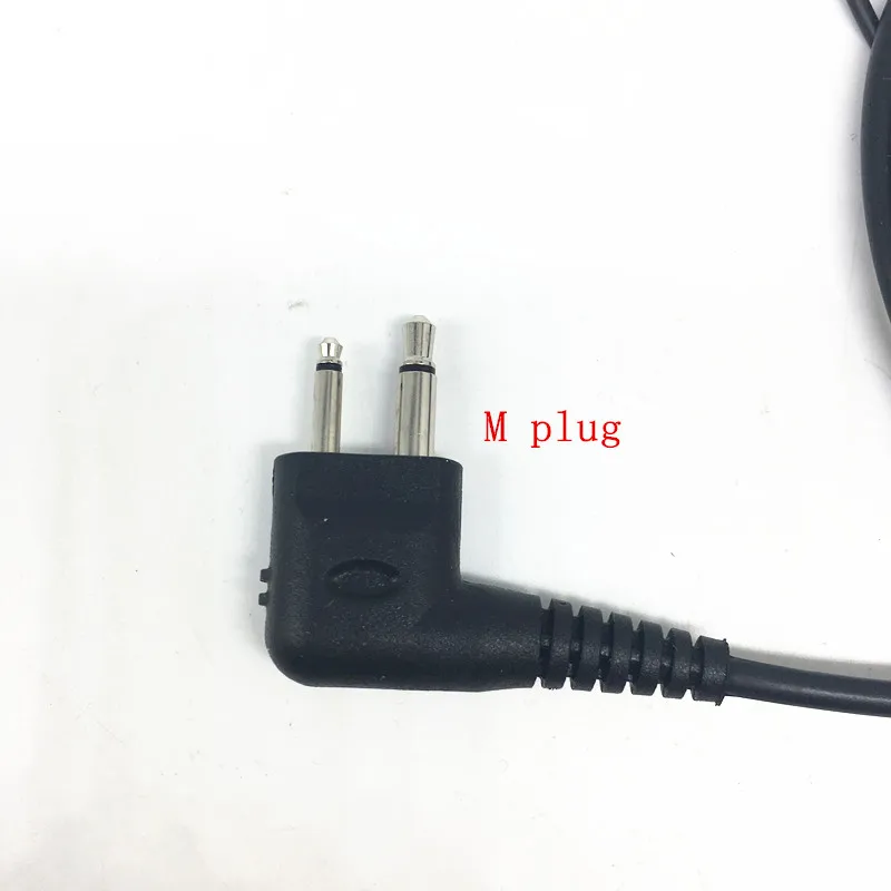 honghuismart extend cable 2m for microphone headphone K to K 2pins for Kenwood Baofeng Wouxun Puxing Quansheng TYT walkie talkie