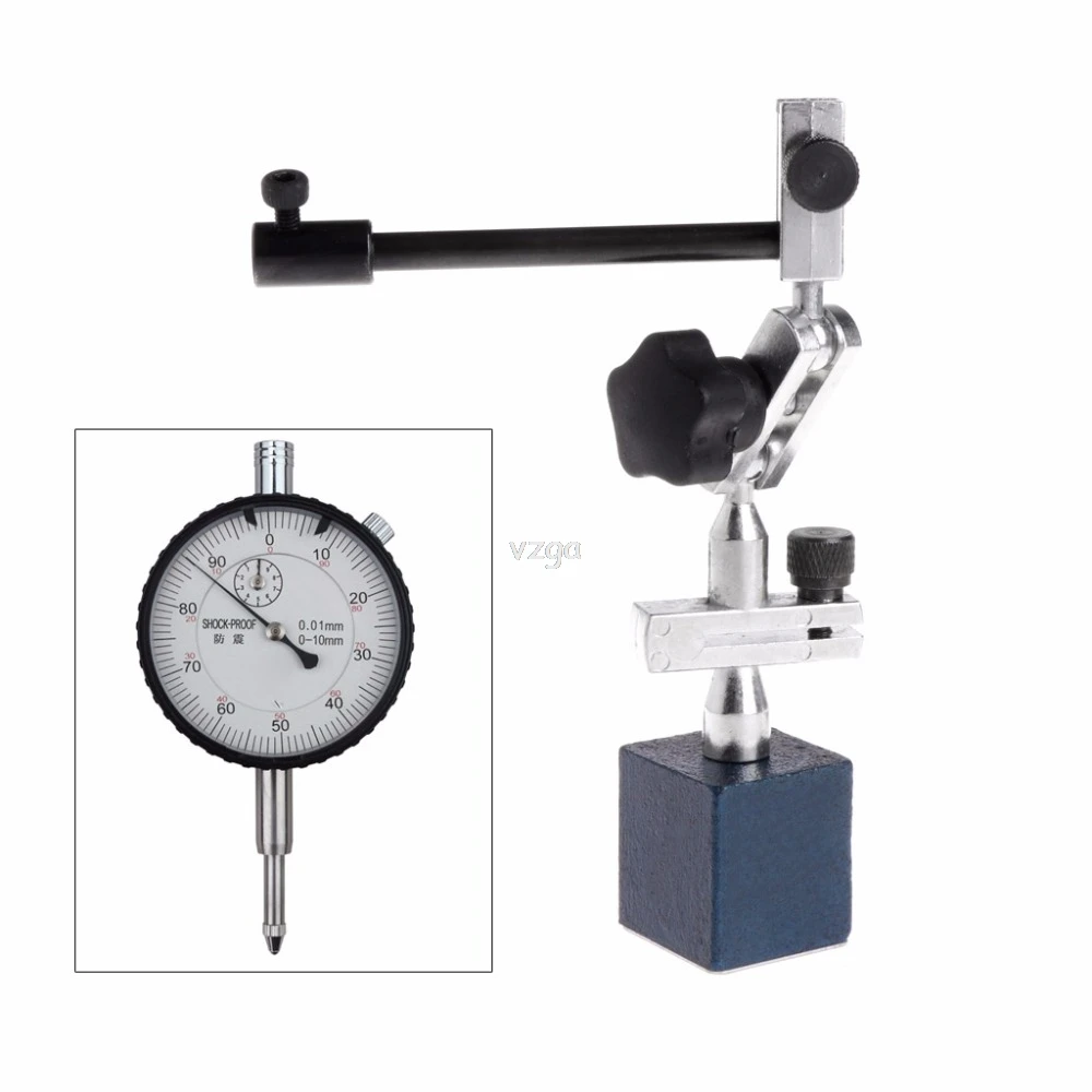 Baosity Metal Universal Magnetic Base Holder for Lever Dial Test Indicator Gauge L Baosity Metal Universal Magnetic Base Holder for Lever Dial Test Indicator Gauge L