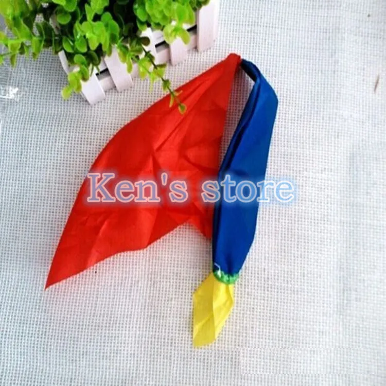 Hot New Change Color Silk Scarf For Magic Trick Close-up Magic Tricks Scarves Streets Props Tools Toys Kid Gift Free Shipping Hot New Change Color Silk Scarf For Magic Trick Close-up Magic Tricks Scarves Streets Props Tools Toys Kid Gift Free Shipping