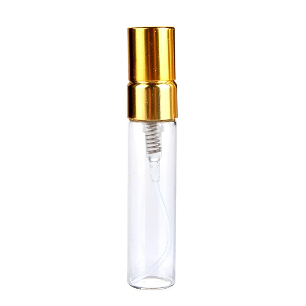 

2pcs 5ml Portable Skin Care Spray Jar Glass Perfume Bottle Aluminum Atomizer Empty Cosmetic Container Brand New and High Quality