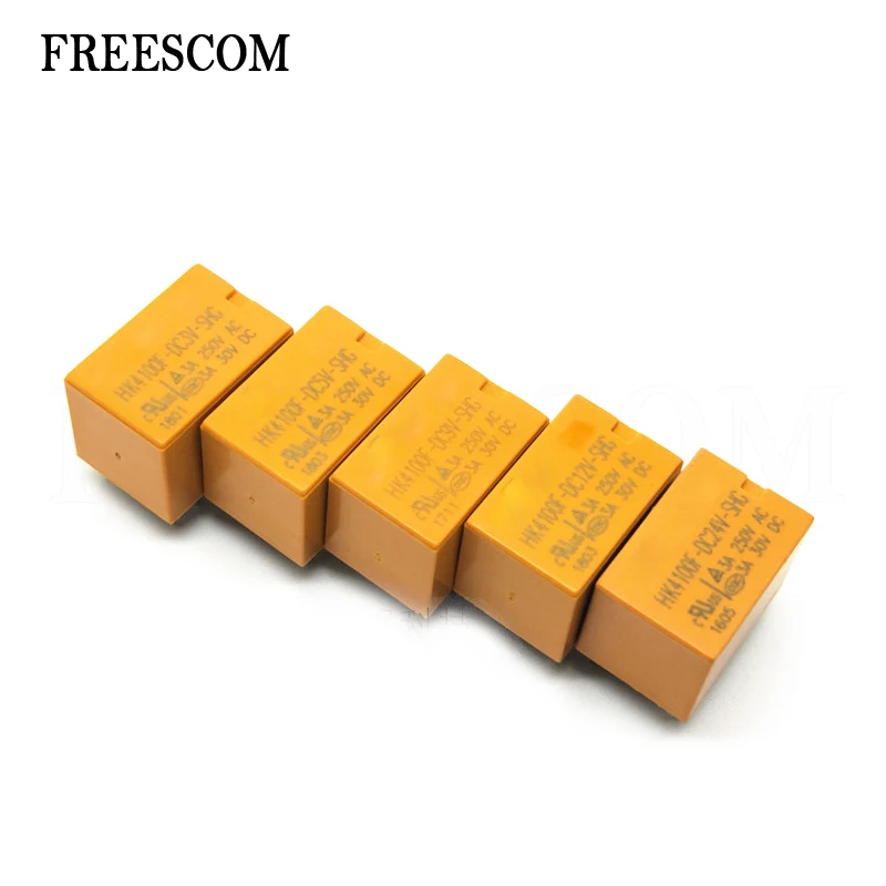 

2pcs/lot HK4100F-DC3V-SHG HK4100F-DC5V-SHG HK4100F-DC9V-SHG 3A 3VDC 5VDC 9VDC 6pins