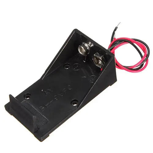 

DC 9V Battery Support Box Connector Coupler Battery Holder with Lead Wire