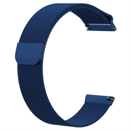 Миланская петля браслет из нержавеющей стали ремешок для Fitbit Versa магнитный металлический ремешок для часов Quick Release для Fitbit Versa Lite 22,5 мм - Цвет: Blue