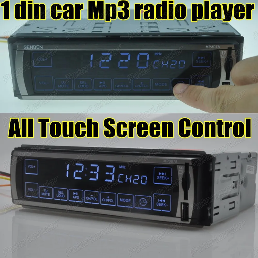new control panel Car font b Radio b font Player MP3 FM USB one Din size