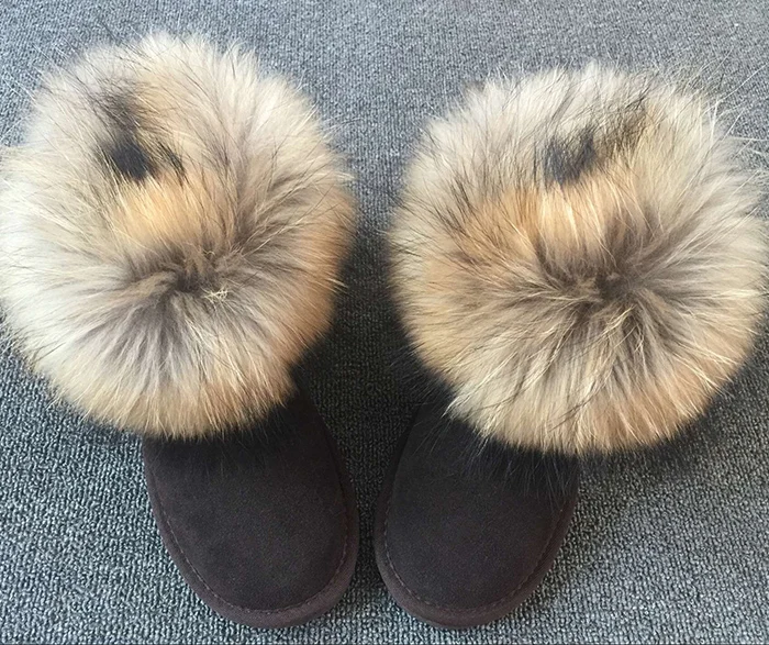 100% botas de nieve de piel de oveja auténtica, botas impermeables para  mujer, botas de invierno cálidas de lana Natural, botas para mujer|snow  boots waterproof women|fur winter bootssnow boots - AliExpress