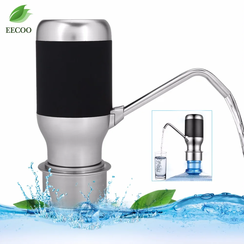 5W Automatic Water Pump For Bottle USB Power Metal ABS Electric Water