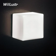 Willlustr Cubi Бра Лампа для отеля, ресторана, дверной проем, крыльцо, туалетный светильник, новинка Ufficio Stile, современный светильник