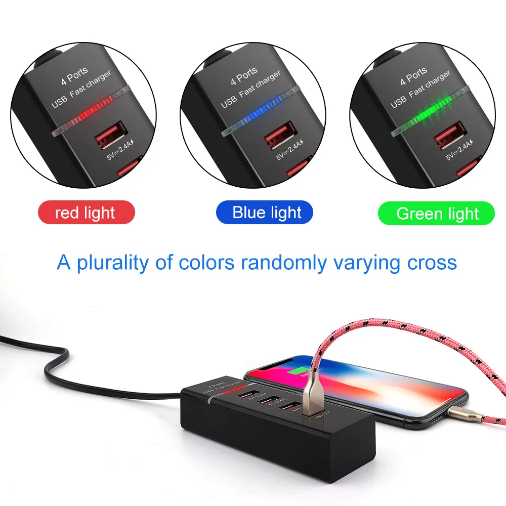 Dcae سريع شاحن usb 4 usb الجدار شاحن الهاتف المحمول محول ل فون س 8 7 6 ثانية زائد باد سامسونج s9 s8 xiaomi mi8 mi6 مزيج 2 ثانية Dcae سريع شاحن usb 4 usb الجدار شاحن الهاتف المحمول محول ل فون س 8 7 6 ثانية زائد باد سامسونج s9 s8 xiaomi mi8 mi6 مزيج 2 ثانية