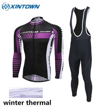 

XINTOWN Sport Clothing Wear Super Warm Winter Thermal Fleece Cycling Jerseys Bicycle Bike MTB Ropa Ciclismo Pants 17 Style