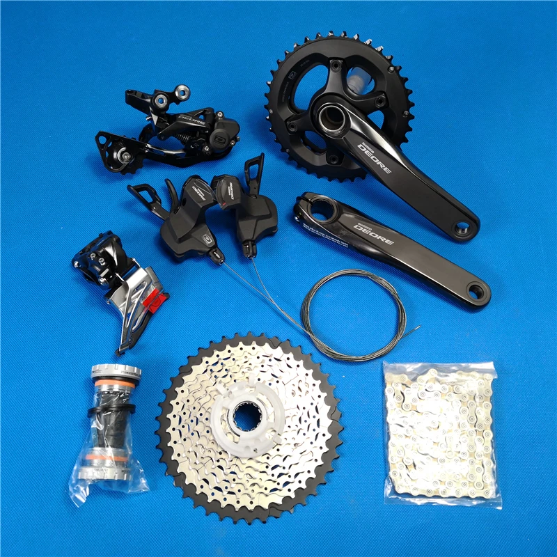 SHIMANO DEORE M6000 2x10 s 28 36/28 38 T 170/175 мм 11 42 MTB горный велосипед велосипедный комплект