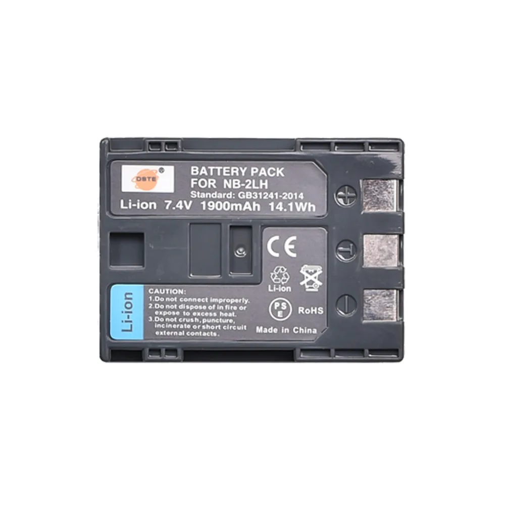 

DSTE NB-2L NB-2LH Camera Battery for Canon 350D 400D ELURA 50 60 PowerShot G7 G9 S70 S80 350D 400D MV 800 800i 900 920