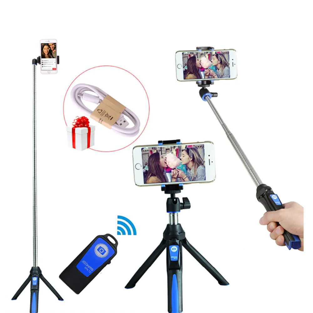 Селфи-палка Benro Mefoto MK10 с Bluetooth штатив монопод 3 в 1 Автопортрет для iPhone Huawei Samsung Gopro 7 6