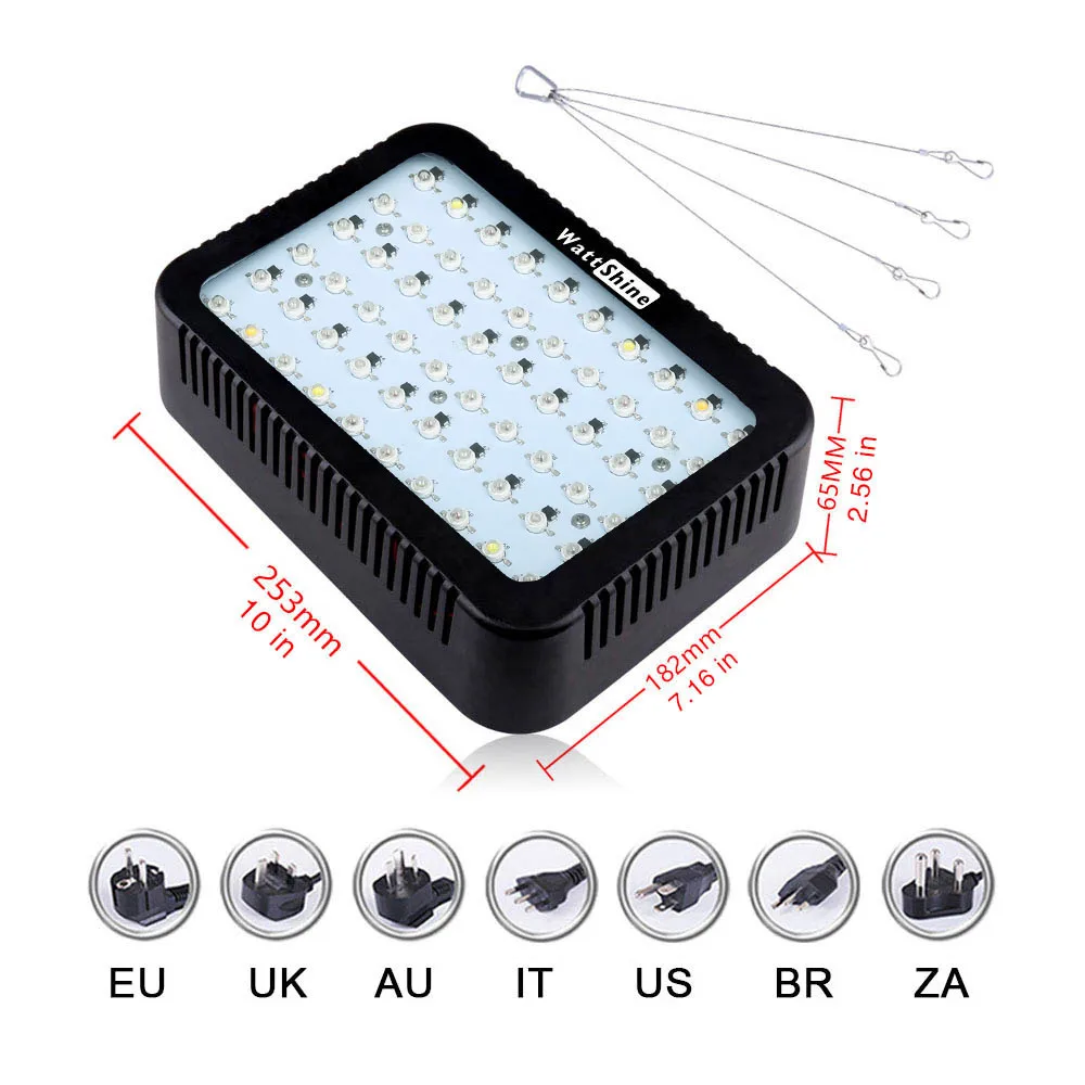 Double chips 300W led grow lights 16 kinds spectrum Flower indoor Lamp for plants Overseas warehours Fast deliver Veg Bloom (38)
