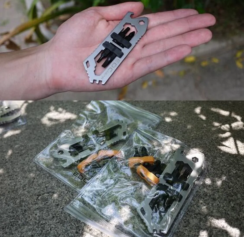 

EDC portable multi-purpose outdoor combination tool, screwdriver, wrench
