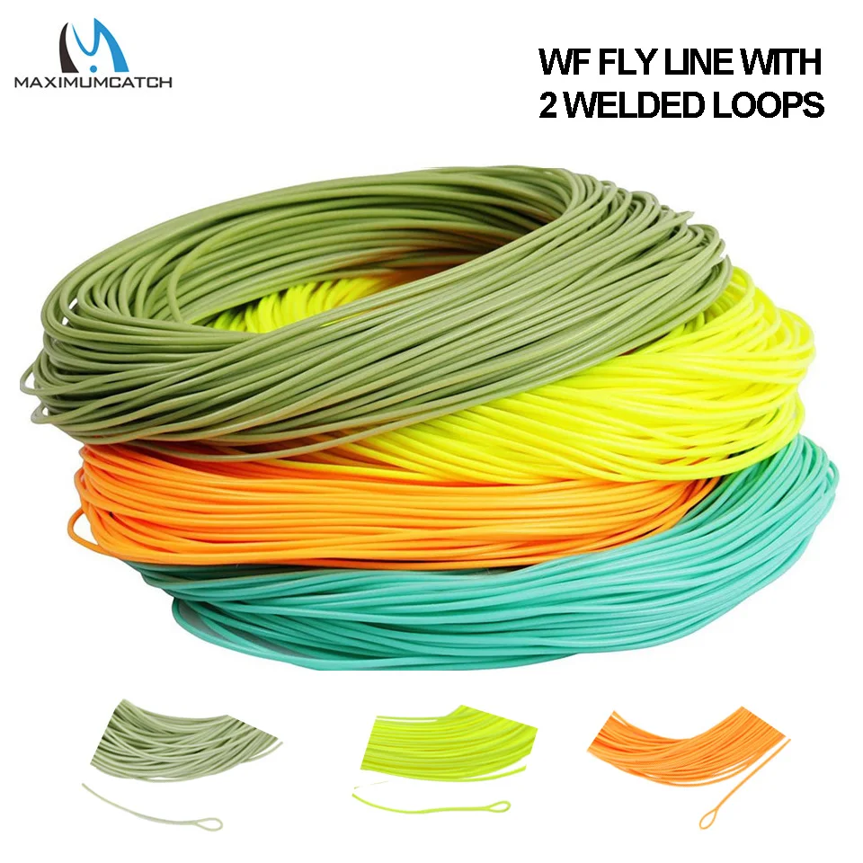 Fly Line with Welded Loop Weight Forward Floating , Clear Floating