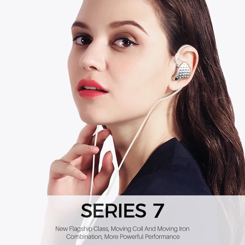 TFZ SERIES 7 S7 HiFil Audio 5 Гибридный Драйвер (4 * Knowles BA + Dynamic) наушники в ухо IEMs с 2Pin 0 78 мм