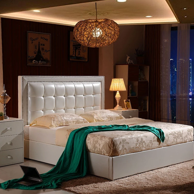 Modern Bedroom Furniture Set, Soft Design, Contemporary Style image 2