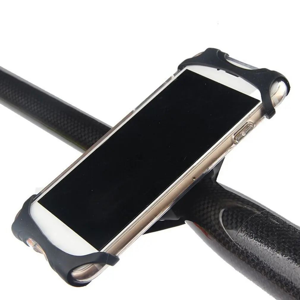 Mobile phone bracket bicycle rack shockproof silicone mountain bike rack cycling mobile phone navigation bracket holder