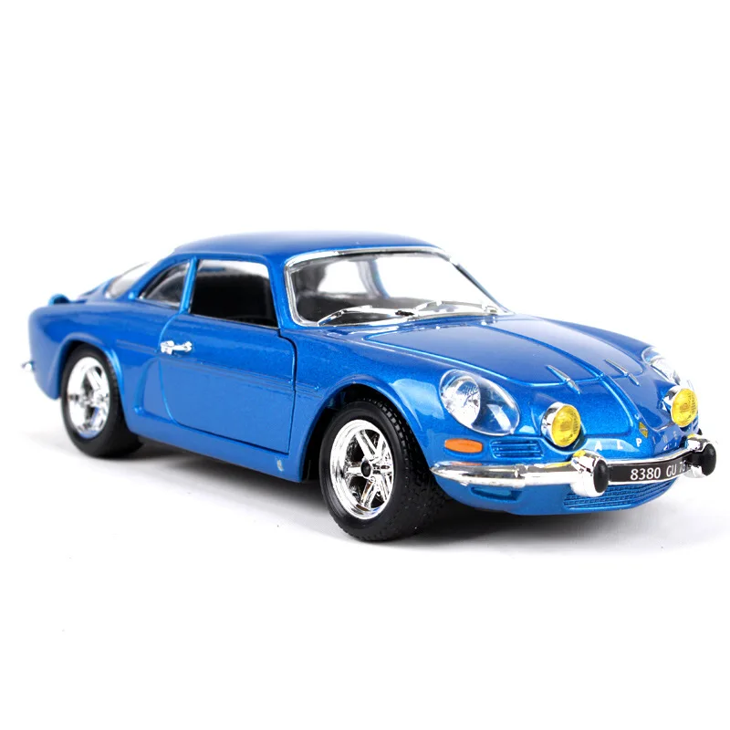 Bburago 1:24 1971 Renault Alpine модель автомобиля из сплава украшение Коллекция игрушек инструменты подарок