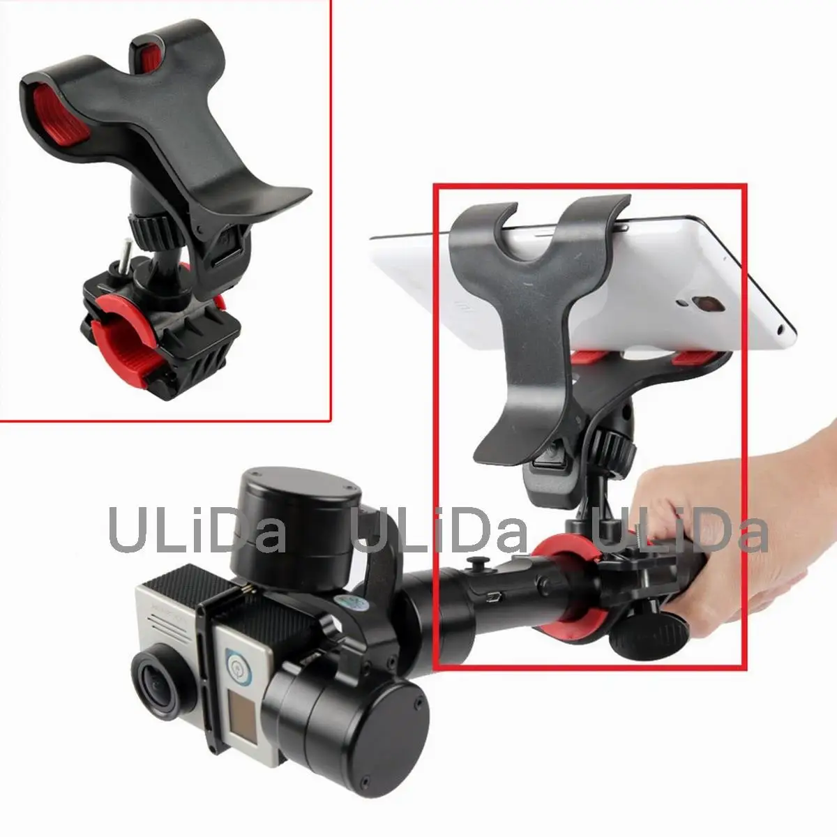 

Smartphone Mount Bracket for Feiyu G4 ZHIYUN Z1 Z1-Pround G4 Ultra 3 Axis Handheld Gimbal Stabilizer Phone Holder Bracket
