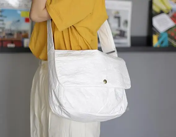 a la moda #Orange Bolso de hombro retro para hombre de papel kraft sencillo versión coreana bolso rugoso bandolera lavada a la moda #Orange Bolso de hombro retro para hombre de papel kraft sencillo versión coreana bolso rugoso bandolera lavada