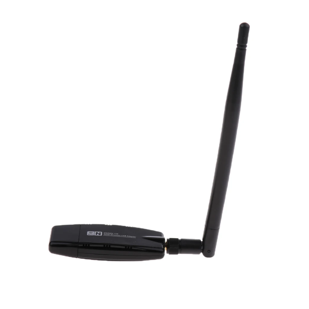300M Wireless Adapter 2.4GHz Wifi Usb Dongle 5dbi High Gain External Antenna
