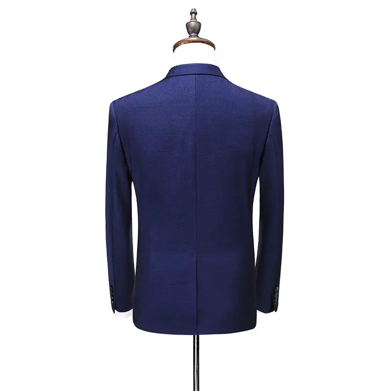 2018 New Men's Fashion Wedding Dress Suit Three-piece Male Formal Business Casual Suits