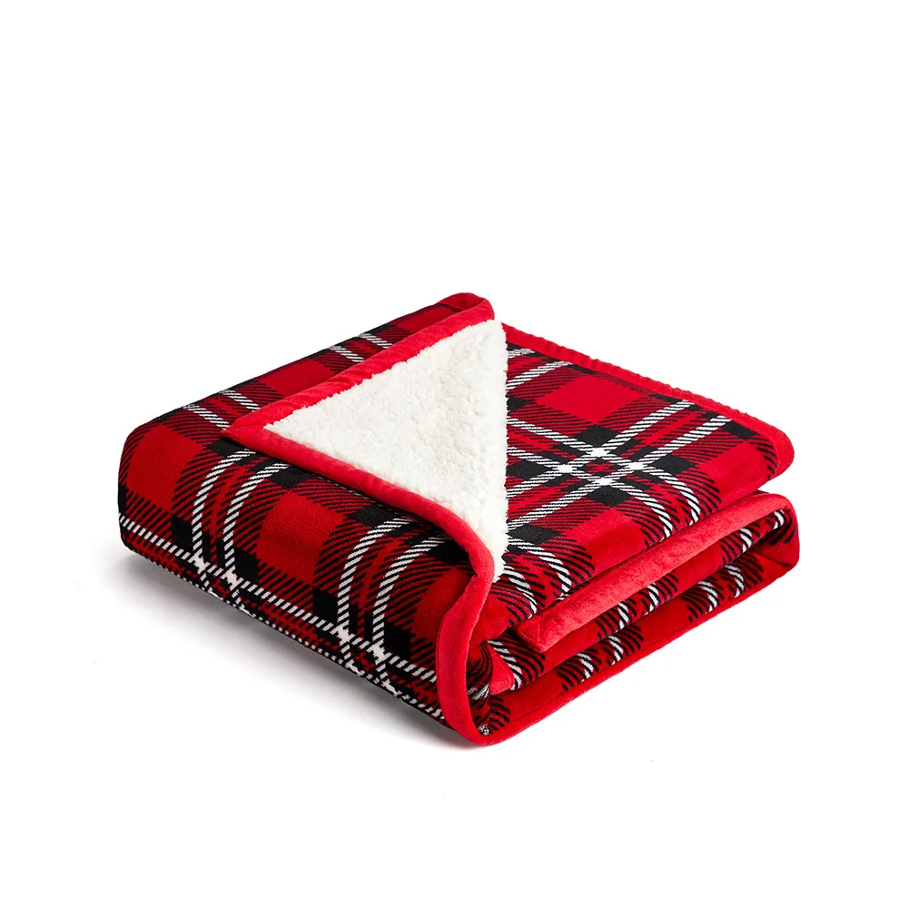 

Double-layer edging flannel blanket nap air-conditioning blanket thick spring and autumn student dormitory rug soft skin