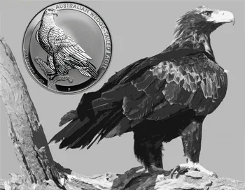 

2016-P Australia $1 1 Oz Silver Wedge Tailed Eagle Coin