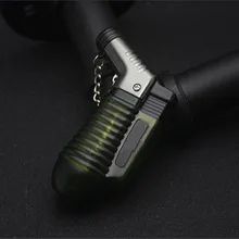 Микро 2 сопла мини contra угол металла газовой сварки факел высокого давления прямой огонь ветрозащитный ligter