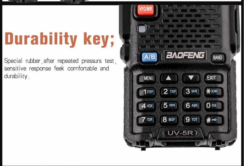 2Pcs BaoFeng UV-5R Walkie Talkie VHFUHF136-174Mhz&400-520Mhz Dual Band Two way radio Baofeng uv 5r Portable Walkie talkie uv5r (16)