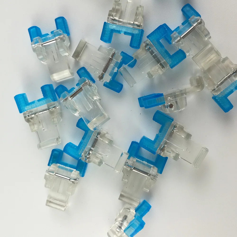 2Pcs Professionale Macchina Da Cucire Piedino Per Cucire Pulsante Up Piedino Per Brother Singer Babylock Per