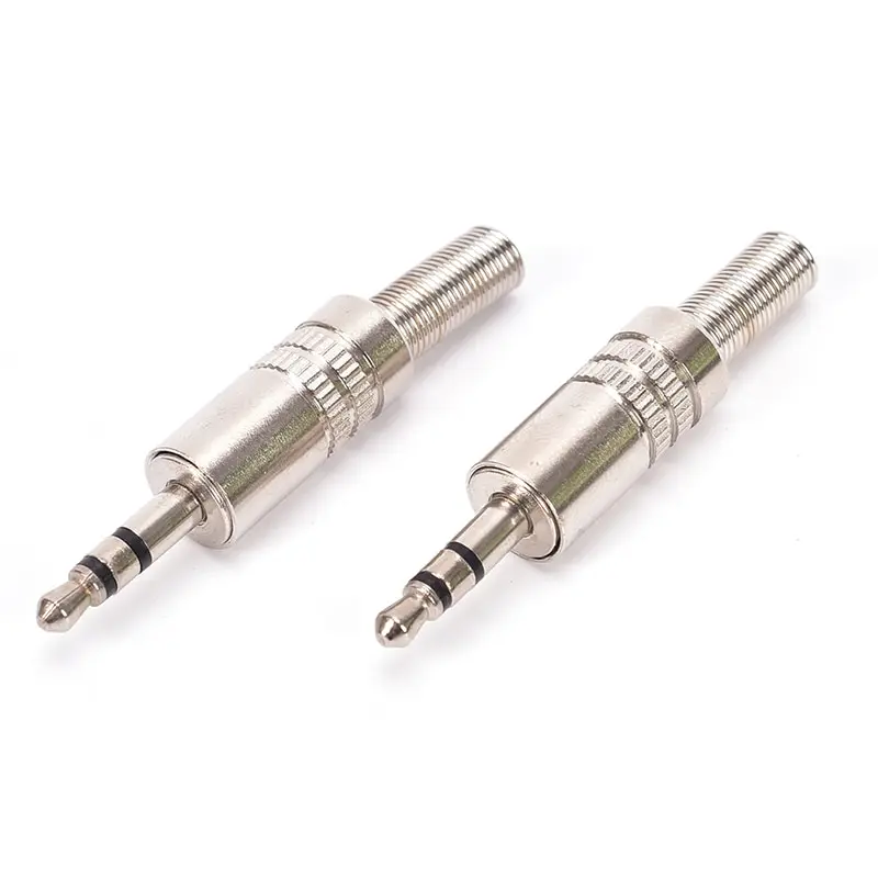

1PC New Replacement 3.5mm 3 Pole Male Repair Headphones Audio Jack Plug Connector Soldering For Most Earphone Jack Whosesale