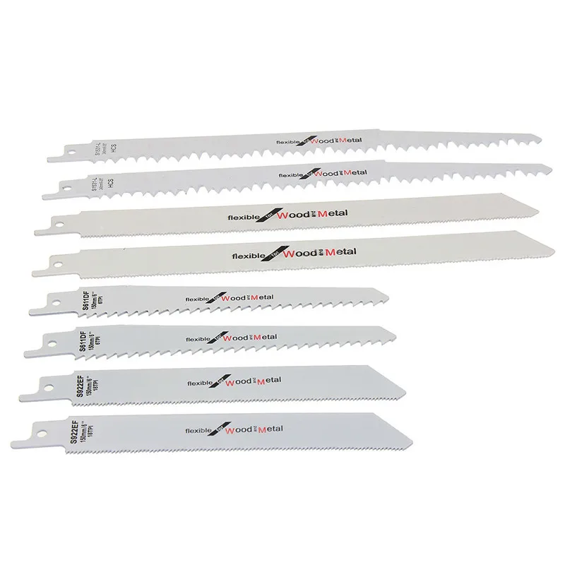 8 X Säbelsägeblätter Holz Metall Cutter Blade Set Kit Für Makita