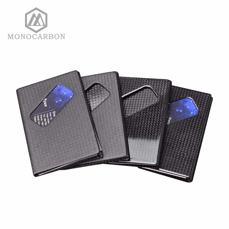 matte carbon fiber name card holder3