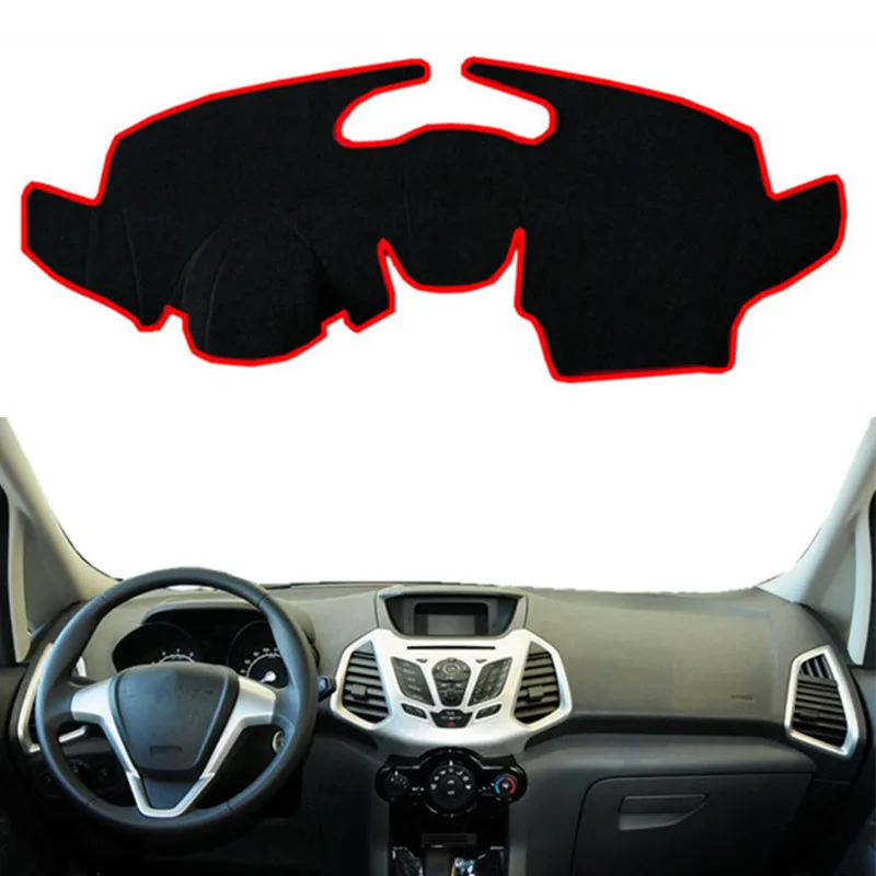 

For Ford Ecosport 2013 2014 2015 2016 2017 Dashboard Cover Mat Pad Car Styling Sun Shade Instrument Carpet Protector Accessories