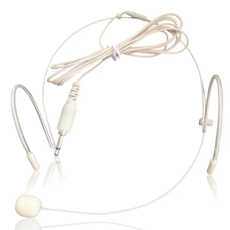 

RBAYSALE Microphone Invisible Headset Wired Flexible Microphone Computer Soft Metal Head Mic Voice Speaker Amplifier Tour Guider