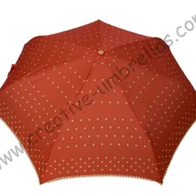 4 шт./партия) 7 ребра из стекловолокна Карманный Женский зонтик, бумажный Печатный дизайн, УФ-защита, суперлегкие стальные компактные зонты Испания