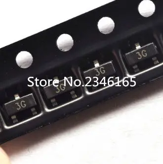 100 шт. BC857C SMD транзисторный Триод 3G 0.1A/45V SOT23 | Электронные компоненты и